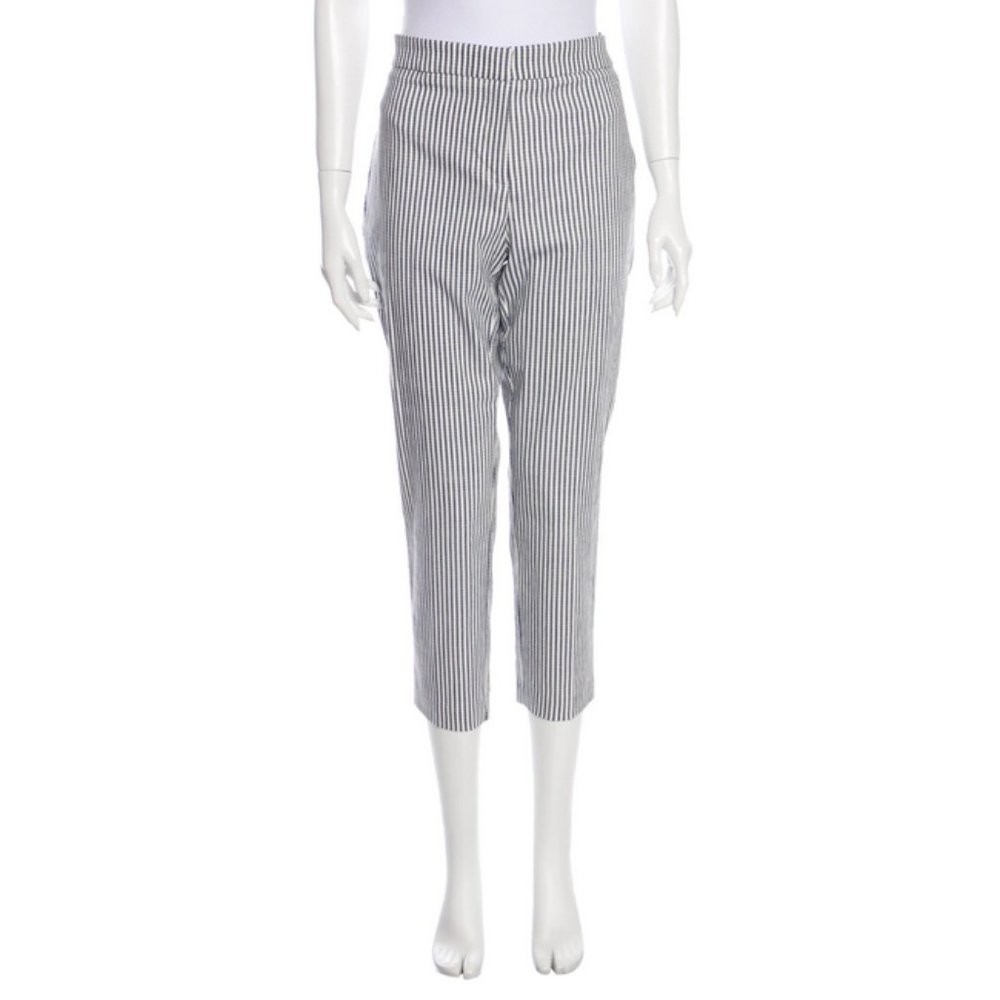 Rachel Zoe Women's Striped Stretchy Crop Pants 14